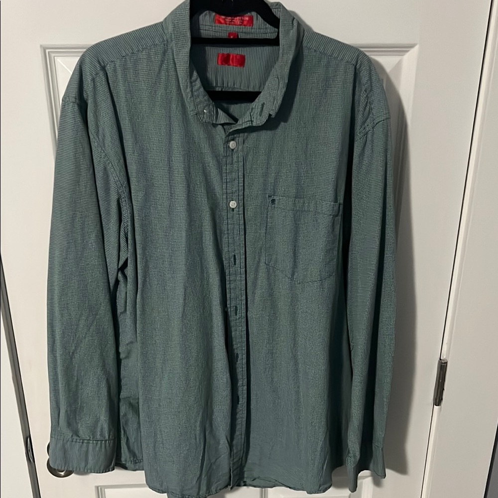 Green IZOD Button-Up Shirt